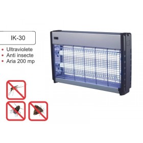 Aparat cu ultraviolete impotriva insectelor zburatoare precum tantari si muste IK 30 (acopera aprox. 200 mp)